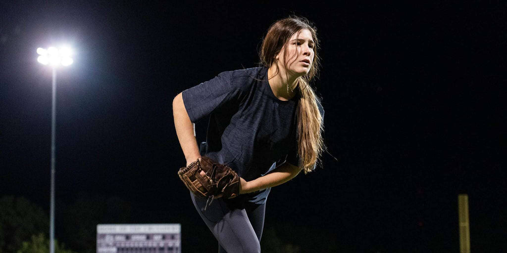 Image of a softball pitcher