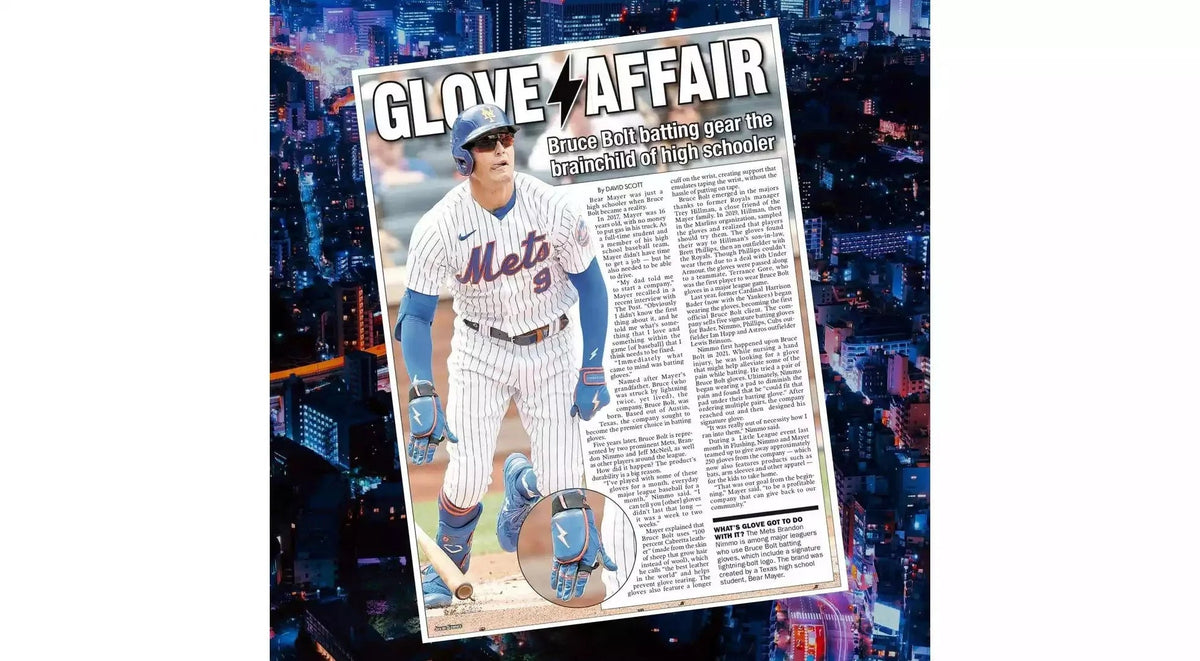 NY Post Feature: "How Bruce Bolt Batting Gloves Became a Must for MLB Players"