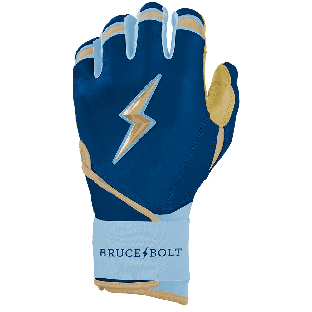 BURGER Series Long Cuff Batting Gloves | BURGER NAVY- thumb 3