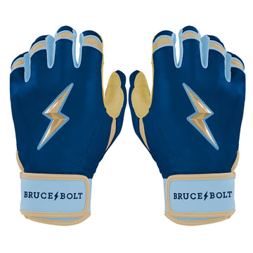 BURGER Series Short Cuff Batting Gloves | BURGER NAVY - 1