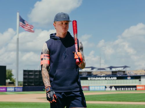 Max Clark Signature Series Sliding Mitt - Navy/Orange – BRUCE BOLT