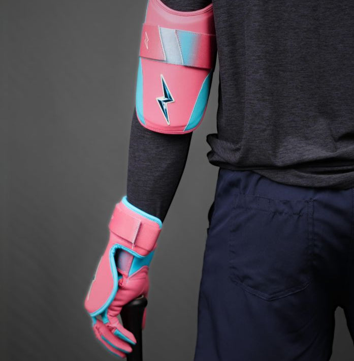 BRUCE/BOLT コンプレッションアームスリーブL/XL PINK Pink Arm Sleeve for Baseball, Basketball, Football, & More – BRUCE