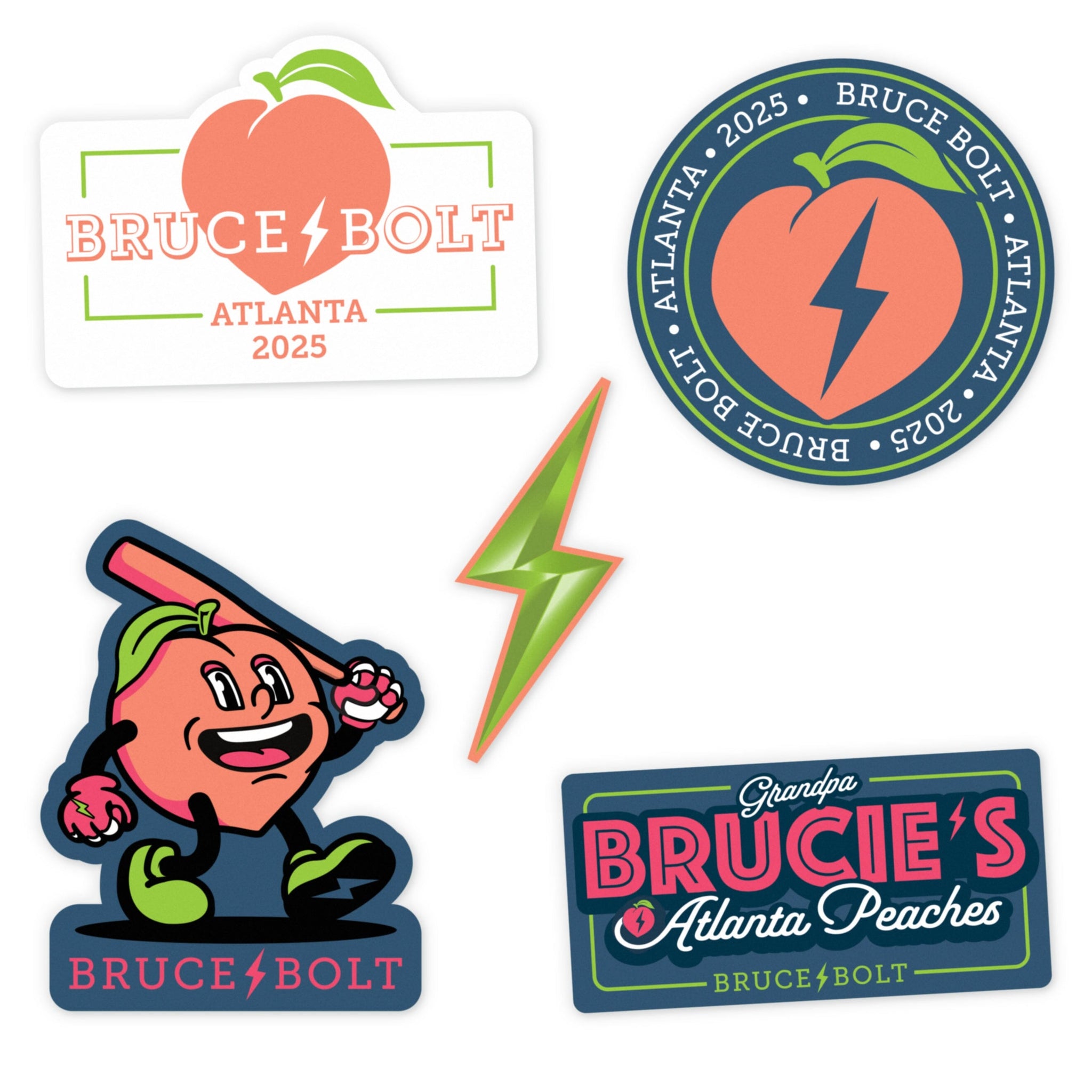 Atlanta Series Assorted Sticker Pack (5-Pack)- thumb 1