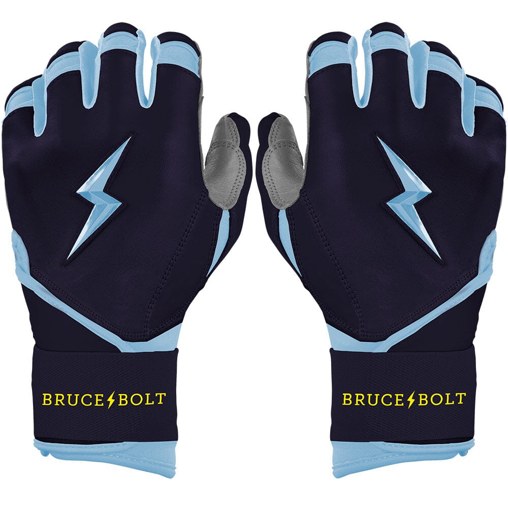 Bear Series Long Cuff Batting Gloves - Tampa Blue- quickbuy