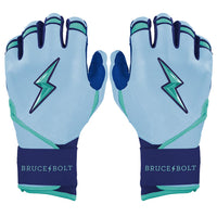 Bear Series Long Cuff Batting Gloves - Tidal Blue