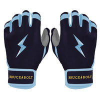 Bear Series Short Cuff Batting Gloves - Tampa Blue