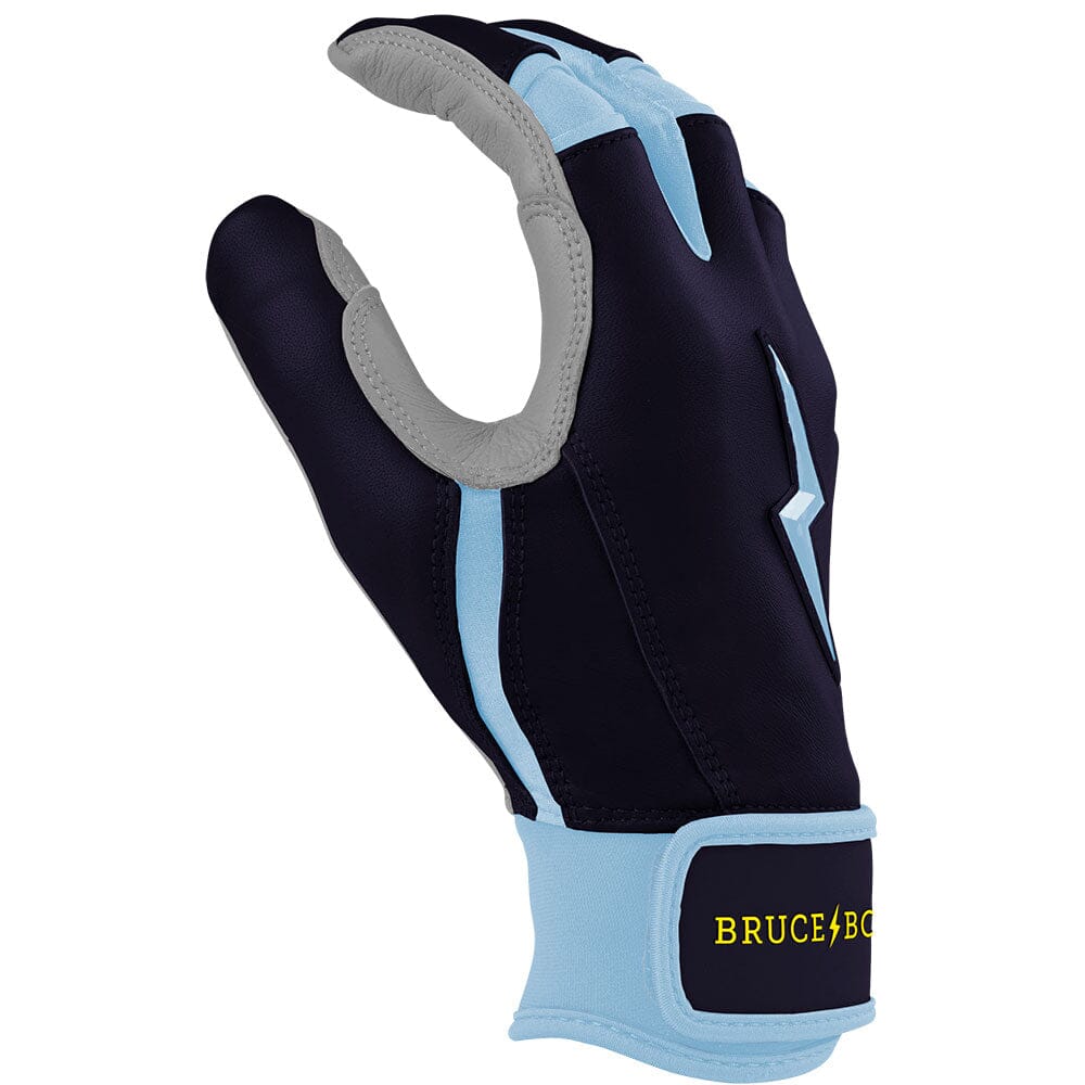 Bear Series Short Cuff Batting Gloves - Tampa Blue- thumb 5