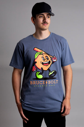 BRUCE BOLT Atlanta Series T-Shirt | SLATE BLUE - 1