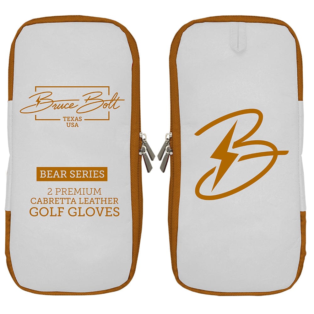 Bear Series Golf Gloves (On Left, 2-Pack) - Austin Orange- thumb 7