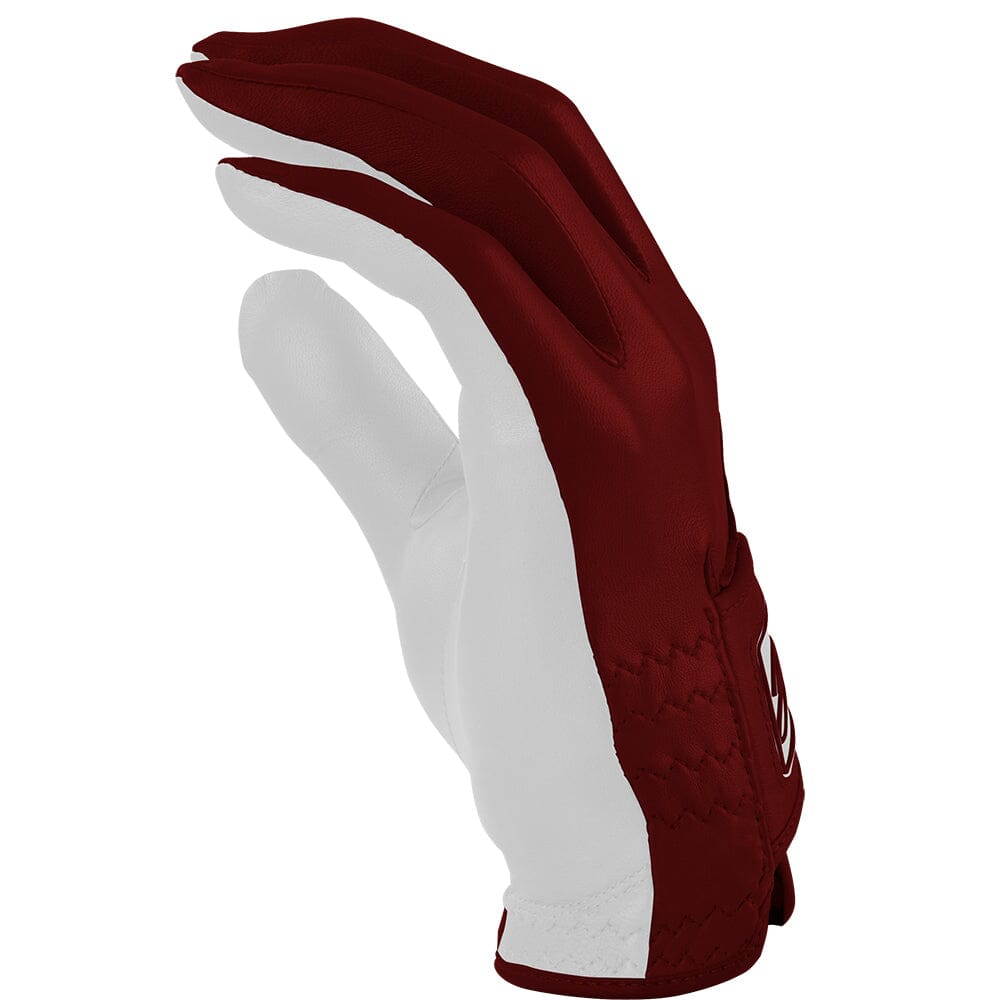 Bear Series Golf Gloves (On Left, 2-Pack) - College Station Maroon- thumb 4