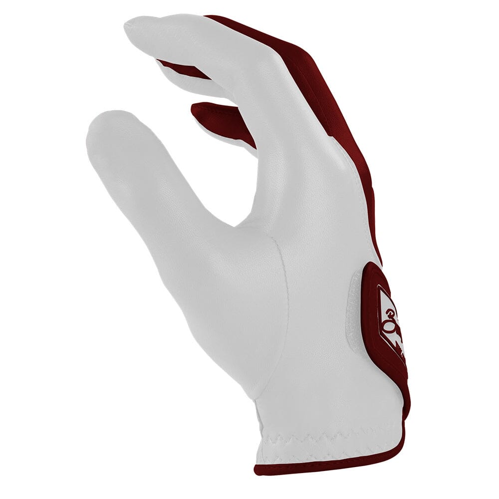 Bear Series Golf Gloves (On Right, 2-Pack) - College Station Maroon- thumb 4