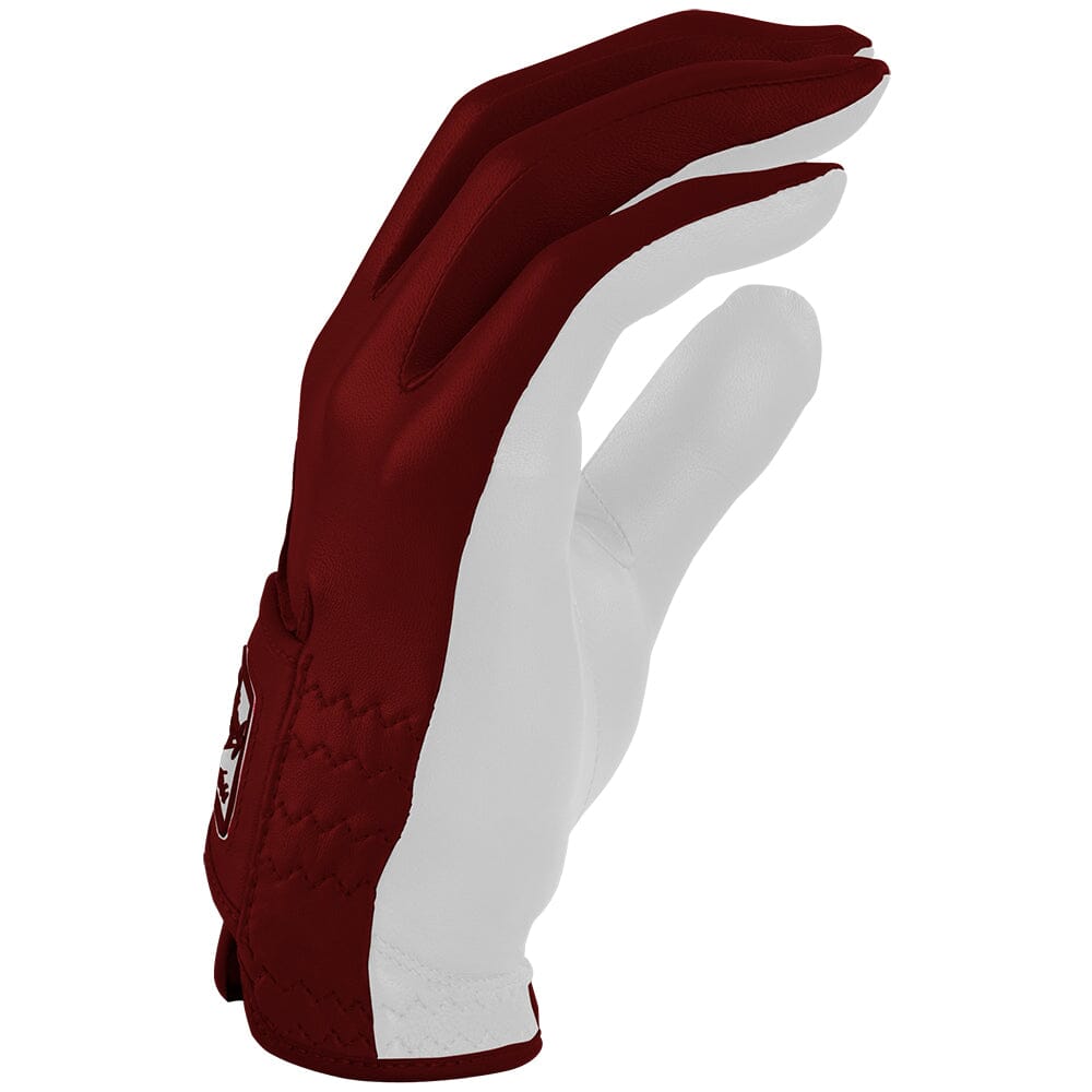 Bear Series Golf Gloves (On Right, 2-Pack) - College Station Maroon- thumb 3