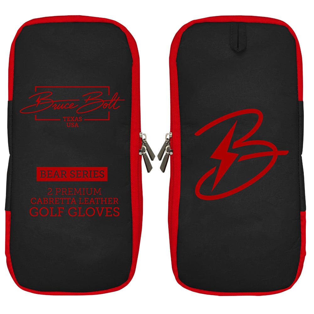 Bear Series Golf Gloves (On Left, 2-Pack) - Lubbock Black- thumb 7