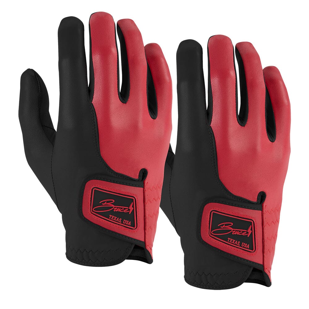 Bear Series Golf Gloves (On Right, 2-Pack) - Lubbock Black- quickbuy