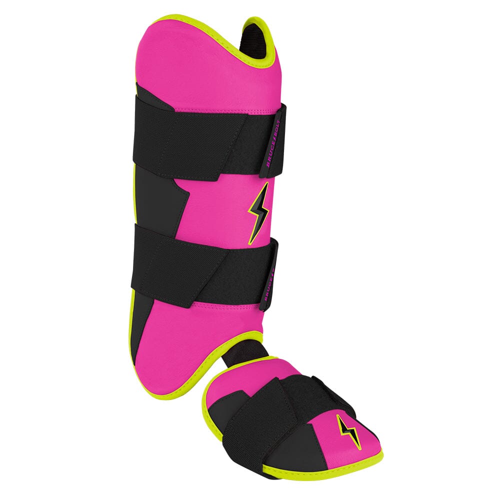 Bear Series Leg Guard - Pink Lightning- thumb 3