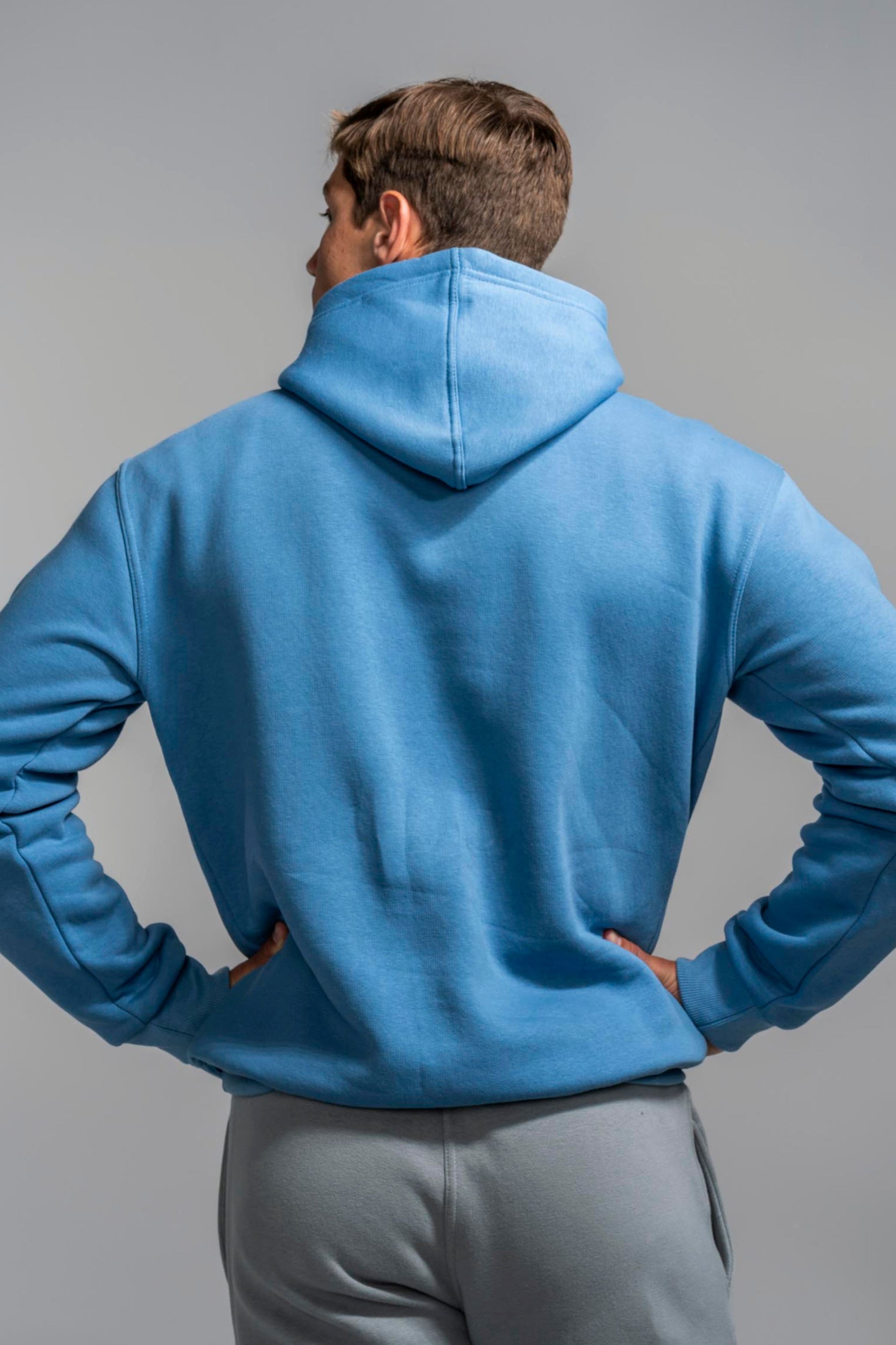 BRUCE BOLT "BOLT" Hoodie - BABY BLUE- thumb 2