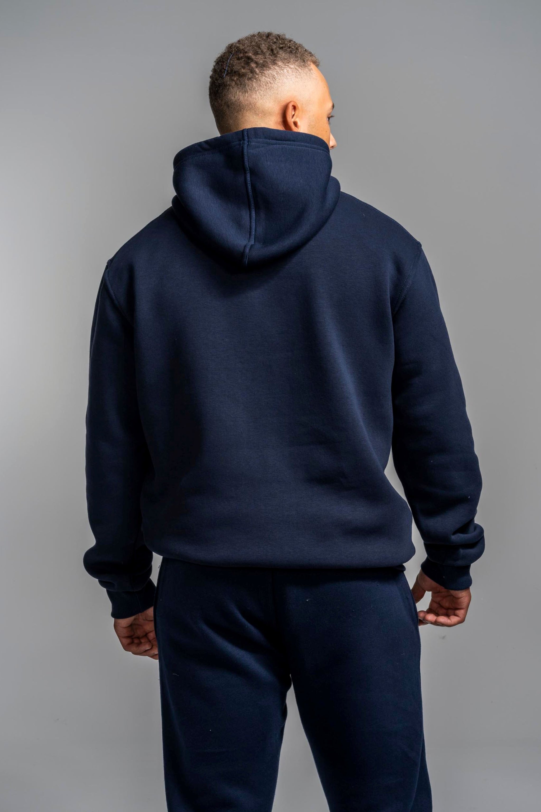 BRUCE BOLT "BOLT" Hoodie - NAVY- thumb 2
