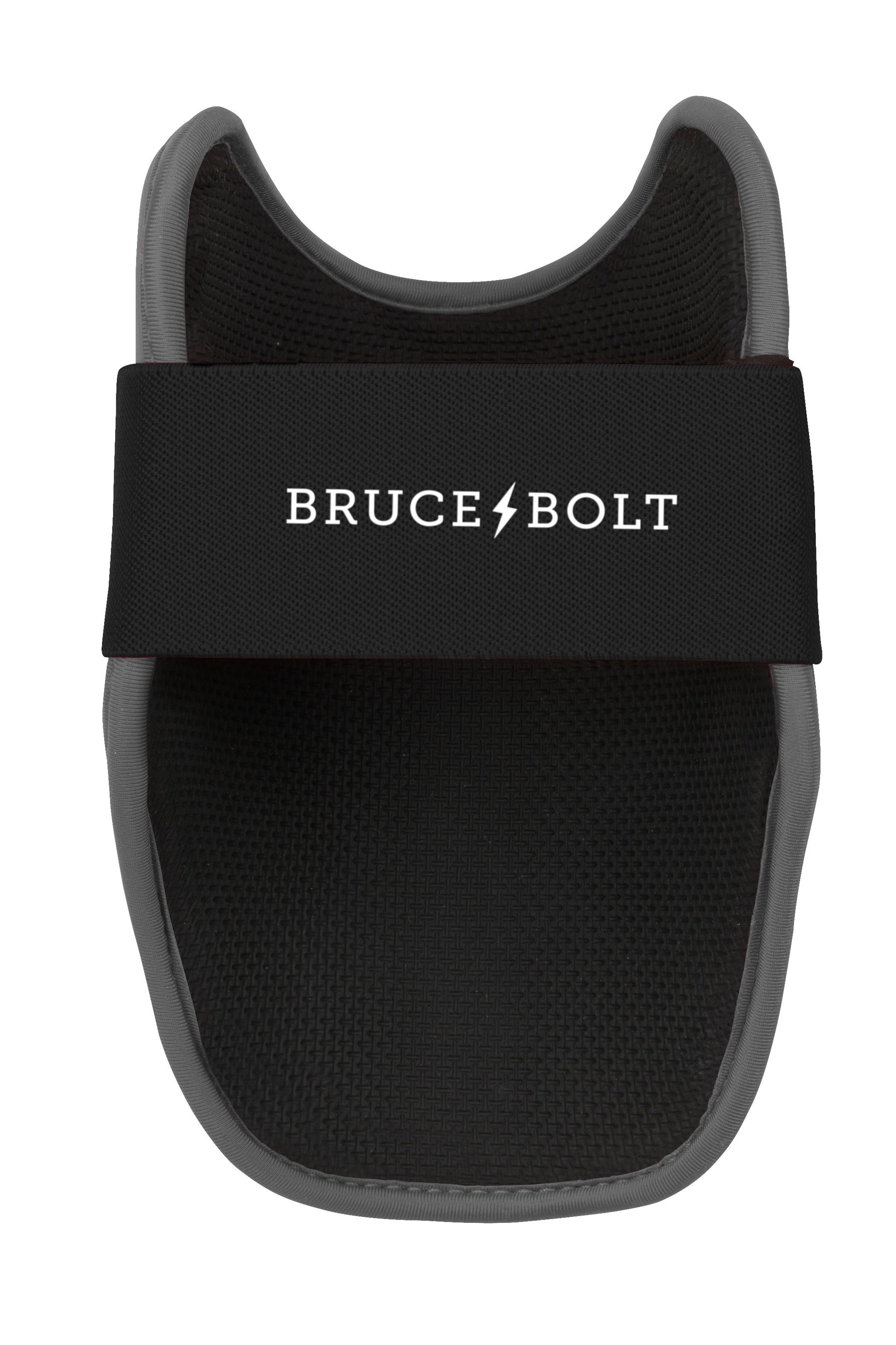 BRUCE BOLT Chrome Series Elbow Guard - BLACK- quickbuy