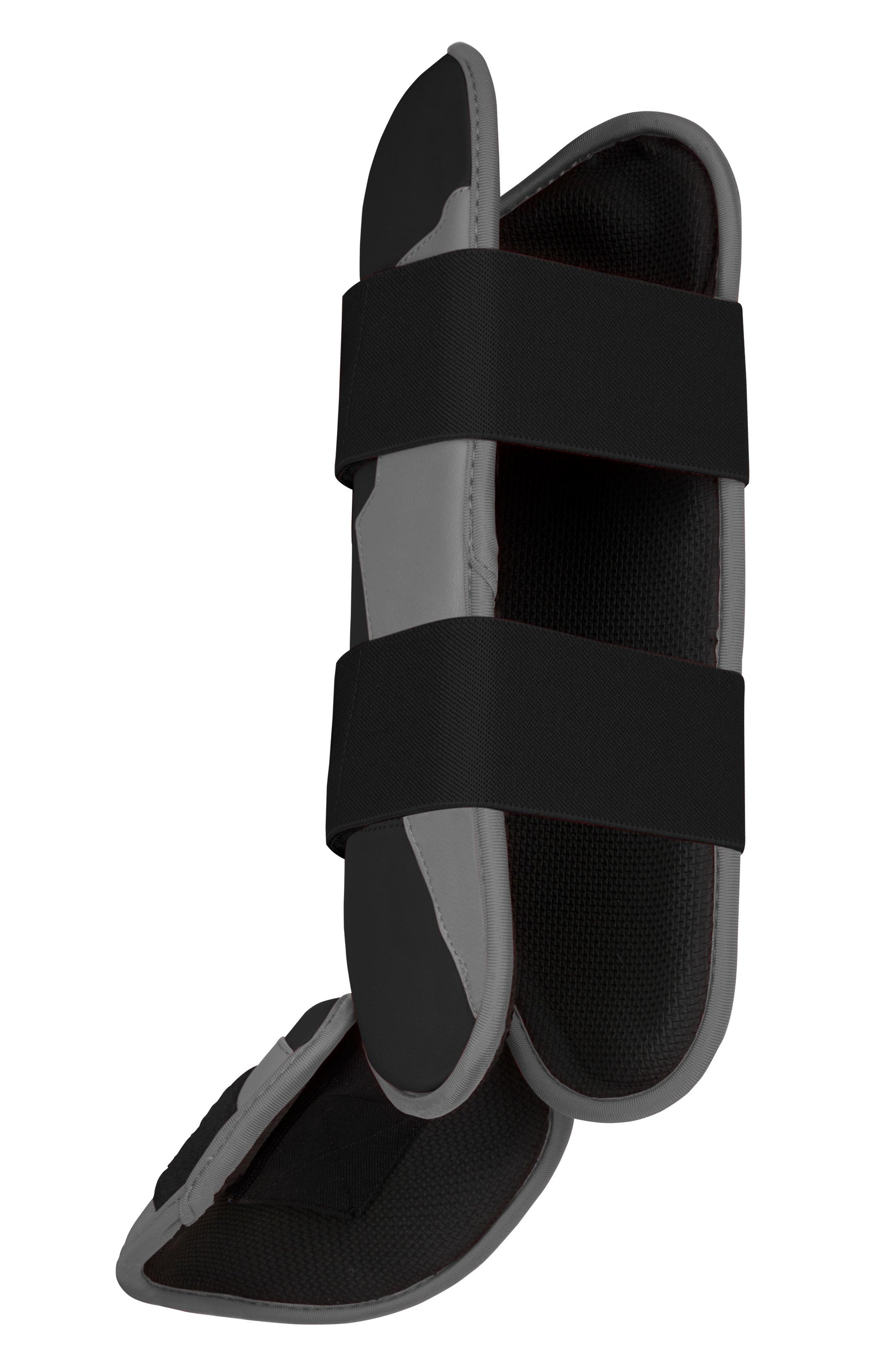 BRUCE BOLT Chrome Series Leg Guard - BLACK- quickbuy
