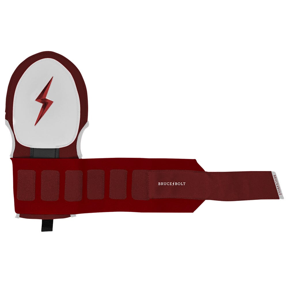 BRUCE BOLT CHROME SERIES Sliding Mitt - MAROON- thumb 3