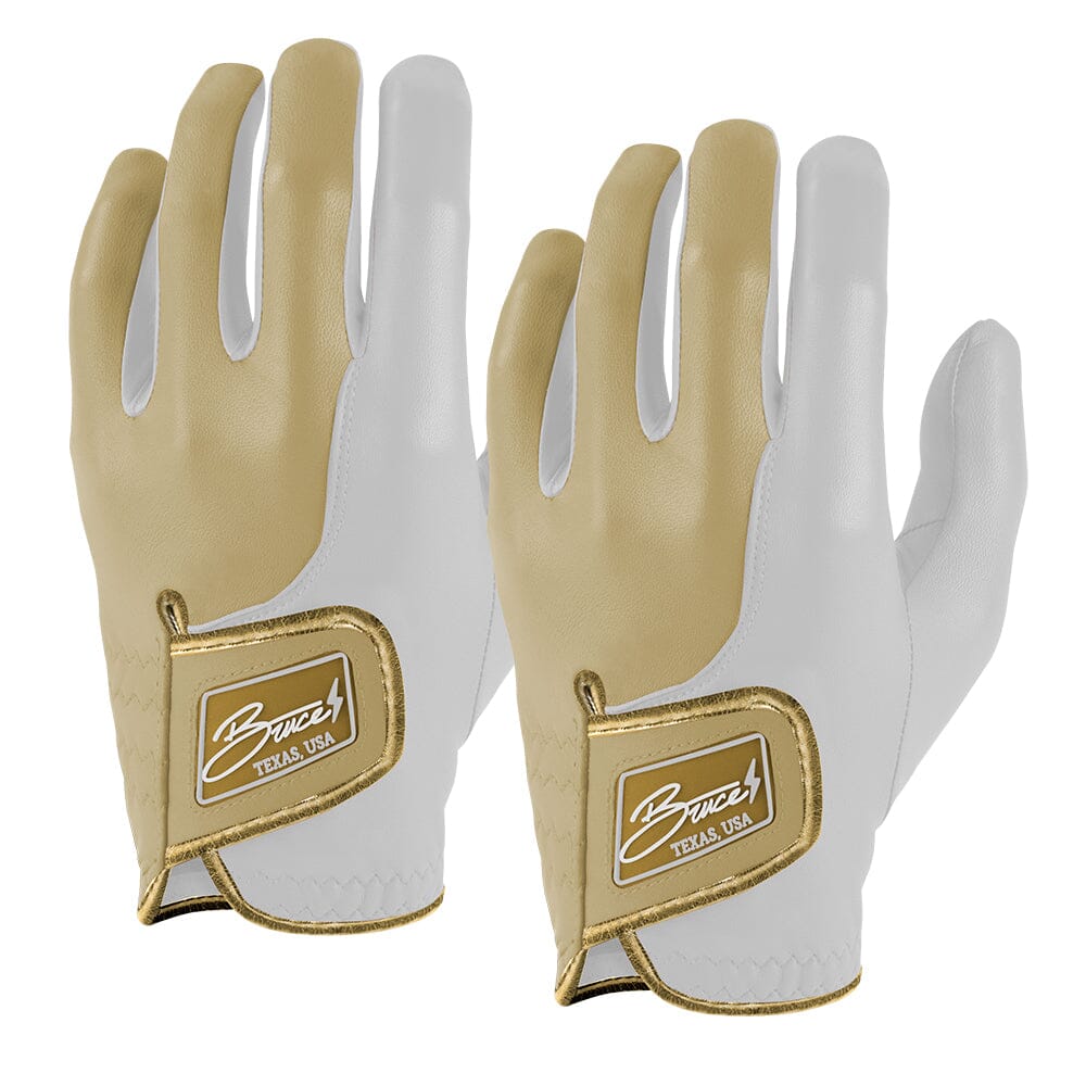 Gabby Golf Girl Creator Series Golf Gloves (On Left, 2-Pack) - Gold- quickbuy