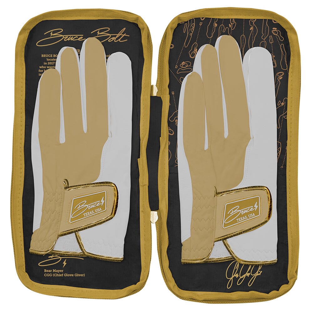 Gabby Golf Girl Creator Series Golf Gloves (On Right, 2-Pack) - Gold- thumb 12