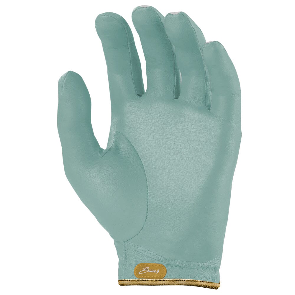 King of JUCO Creator Series Golf Gloves (On Left, 2-Pack) - Mint/Gold- thumb 5