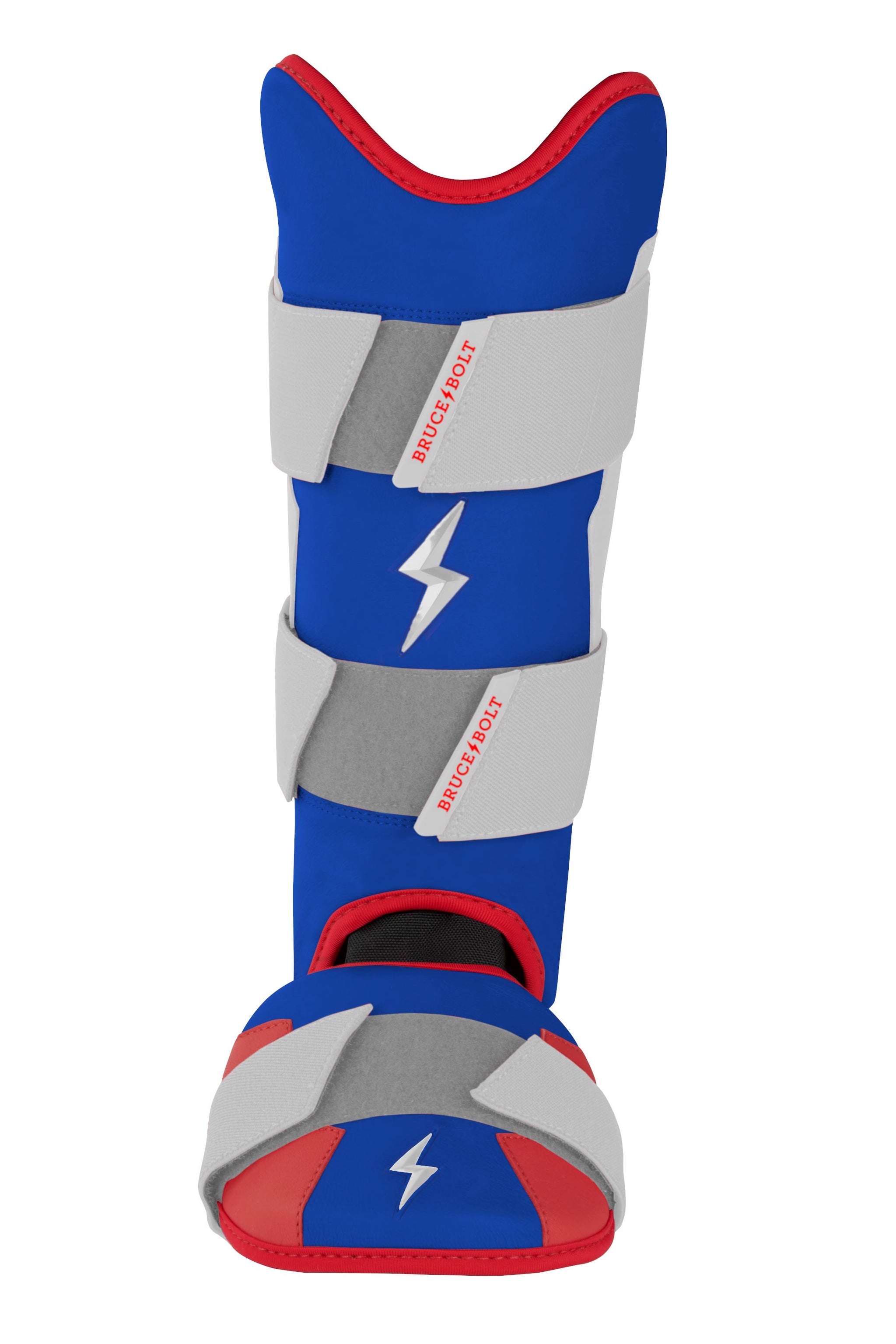 BRUCE BOLT Creator Series Leg Guard - RED WHITE AND BLUE