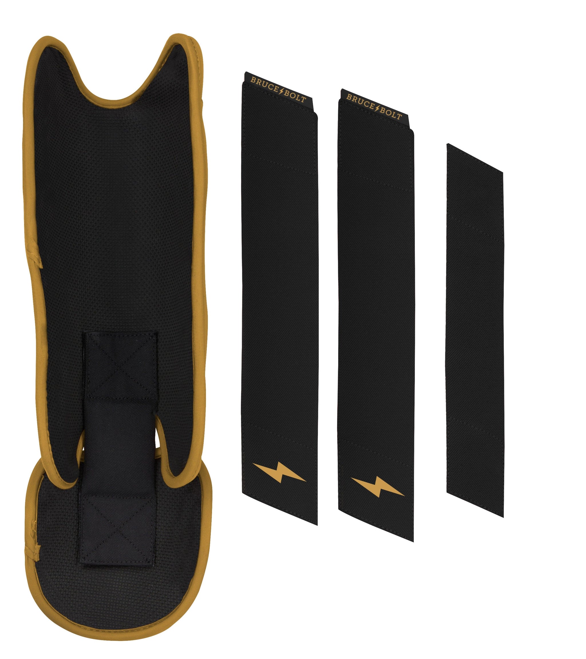 BRUCE BOLT Gold Series Leg Guard - GOLD BLACK- thumb 5