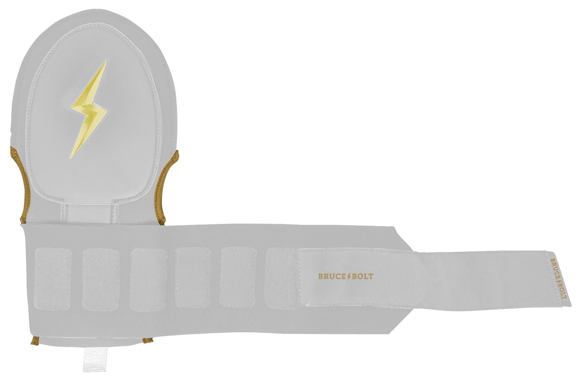 BRUCE BOLT Gold Series Sliding Mitt - GOLD WHITE- thumb 3