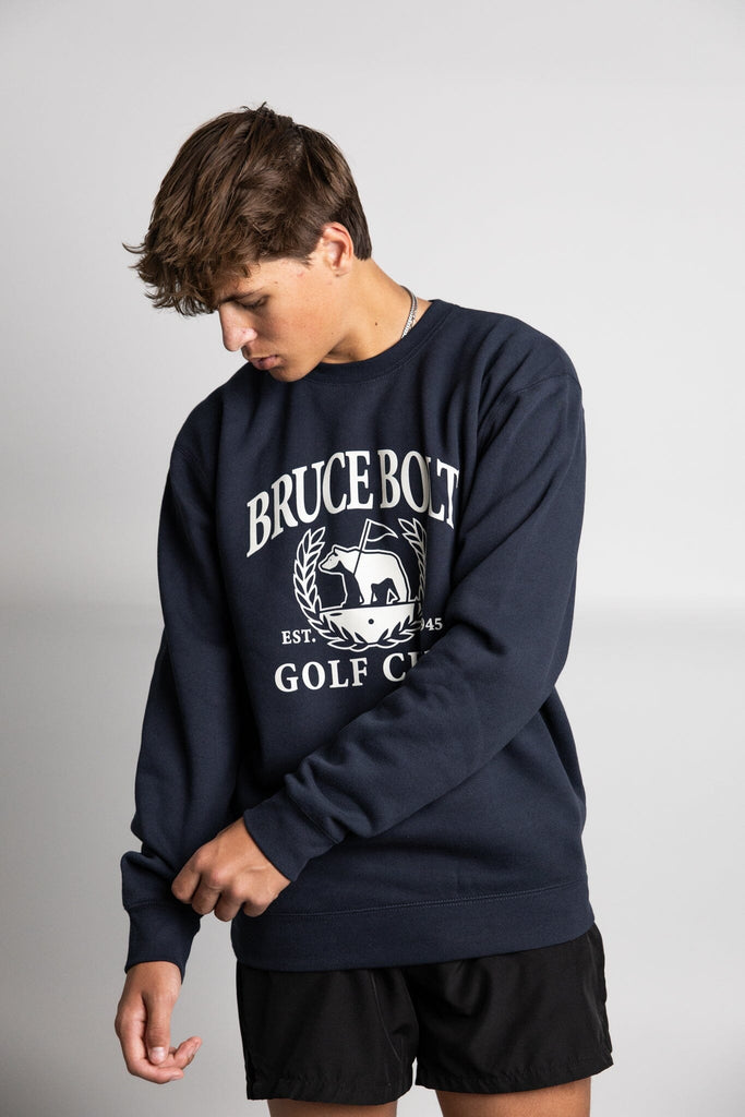 "EST. 1945 GOLF CLUB" Crewneck | NAVY- thumb 4