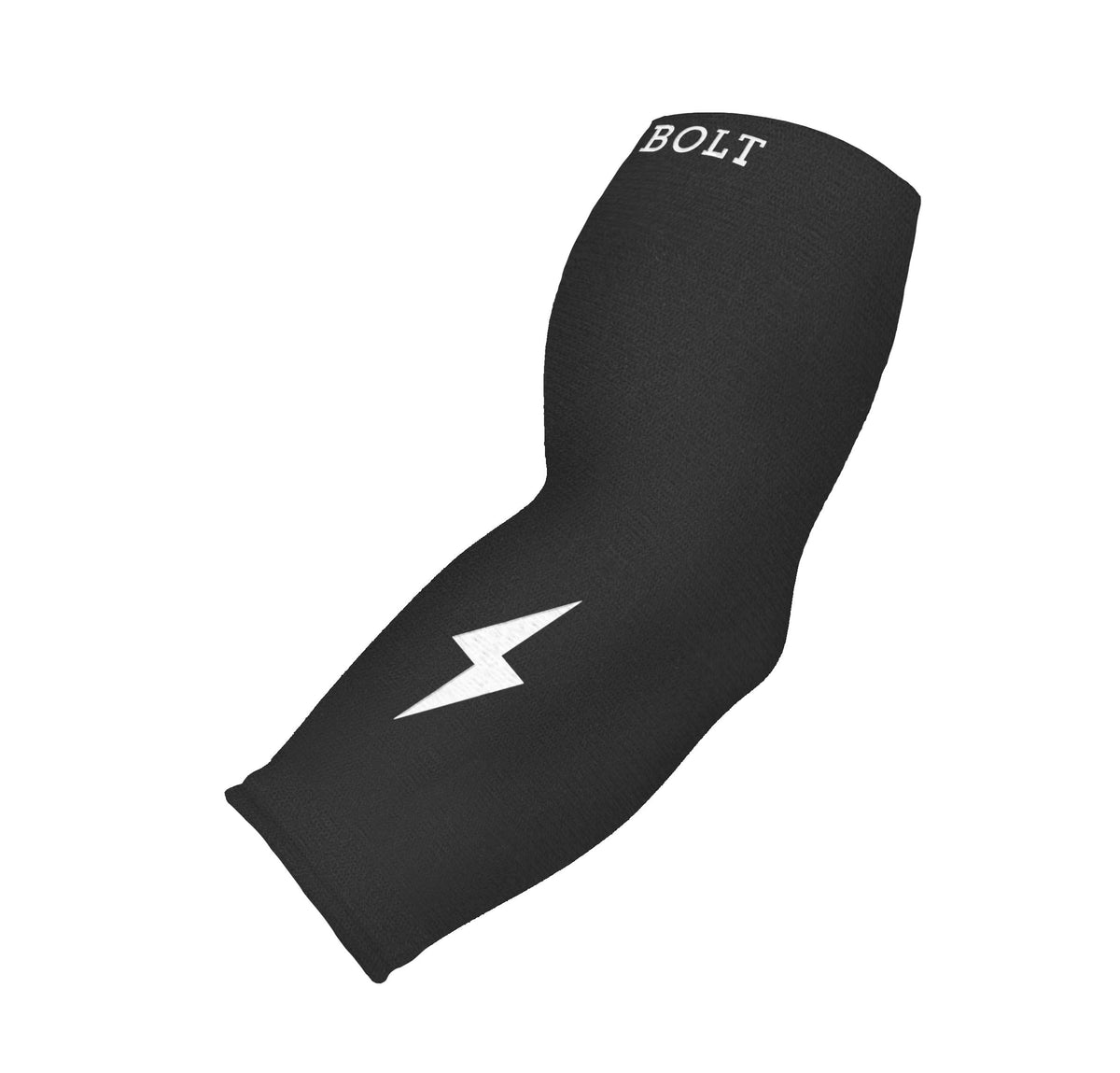 3/4 Black Arm Sleeve | Short Arm Sleeves for Sports – BRUCE BOLT