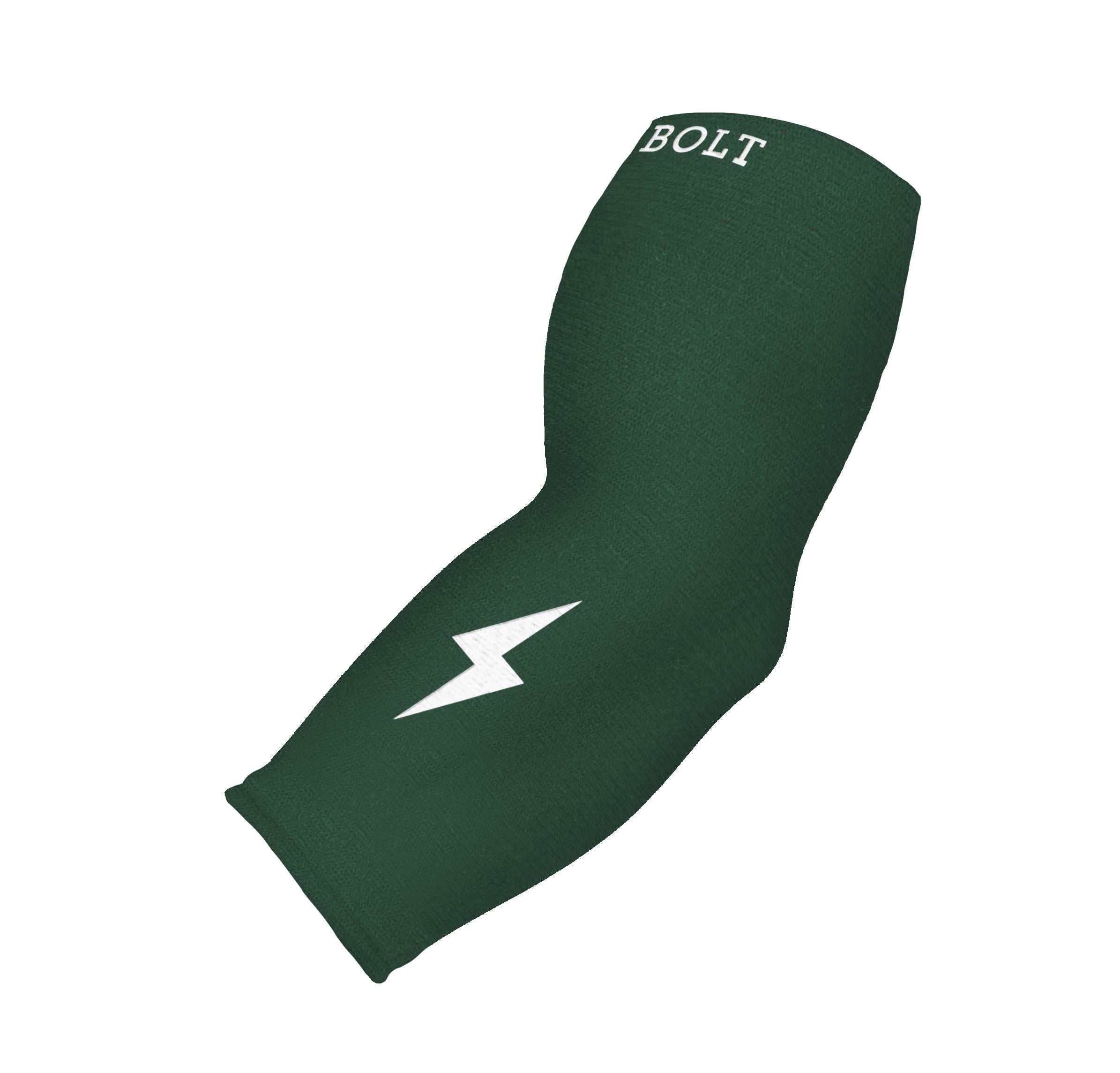3/4 Green Arm Sleeve | Short Arm Sleeves for Sports – BRUCE BOLT