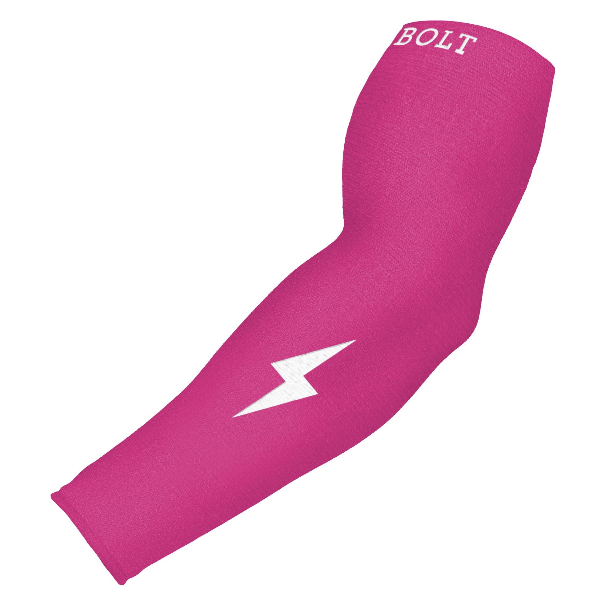 BRUCE BOLT Graduated Compression Premium Arm Sleeve - PINK- quickbuy