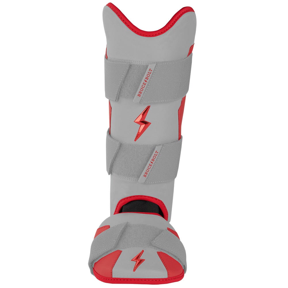 Grey Series Leg Guard - Red- quickbuy