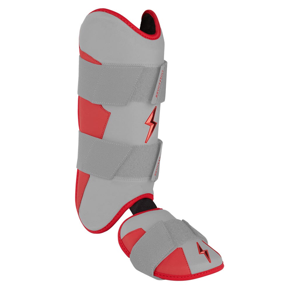 Grey Series Leg Guard - Red- thumb 3