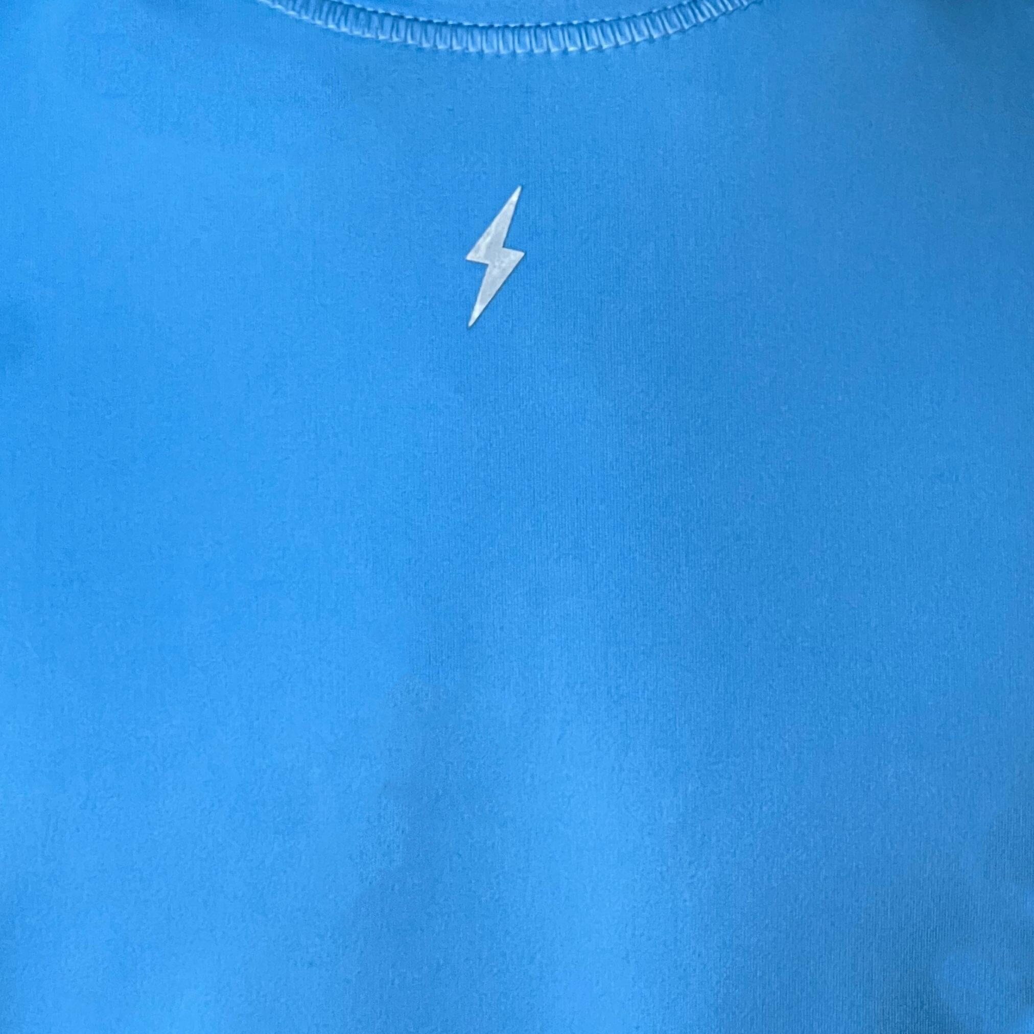 BRUCE BOLT Long Sleeve Performance T-Shirt with Reflective Bolt - BABY BLUE- thumb 6