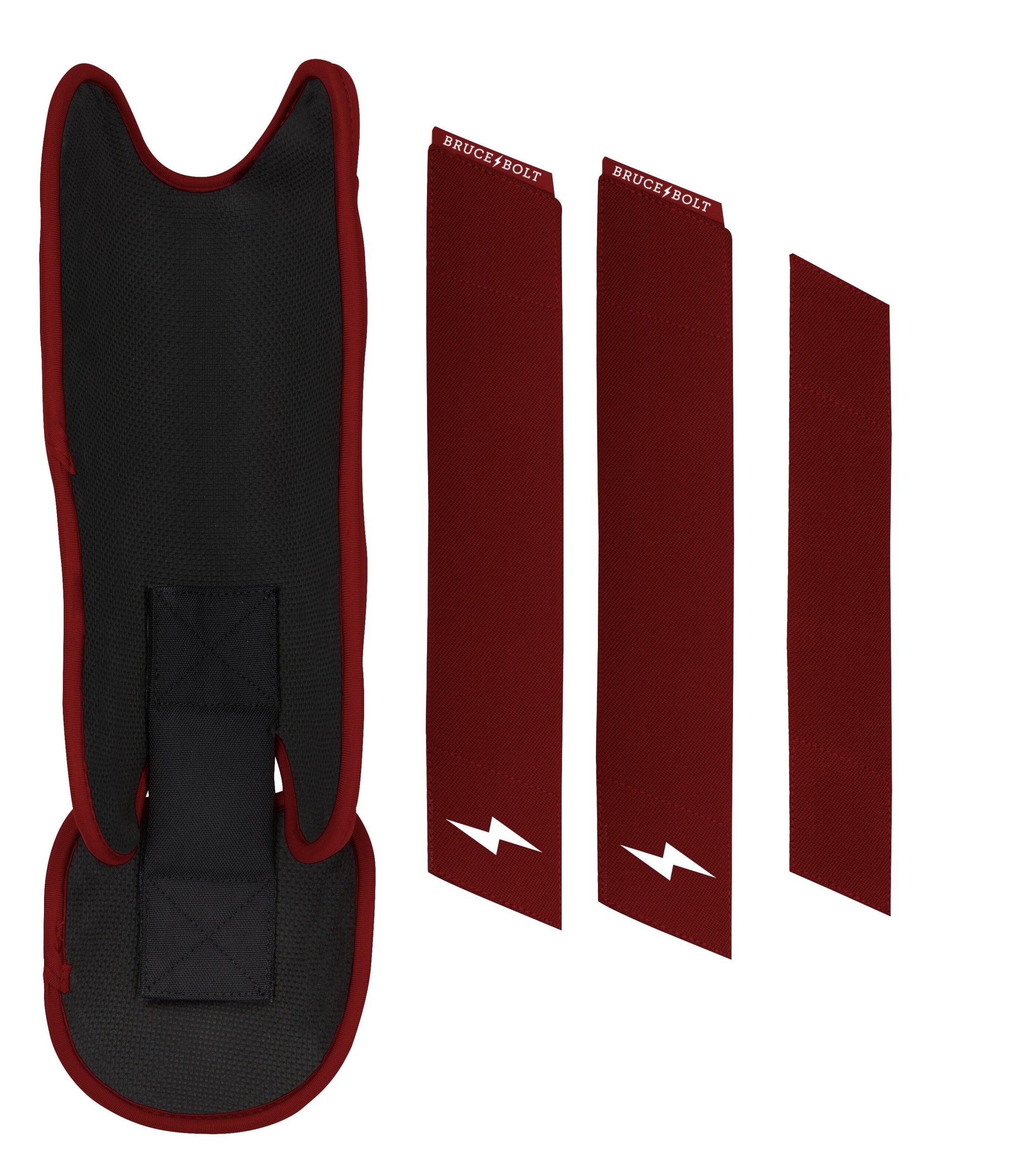 BRUCE BOLT Original Series Leg Guard - MAROON