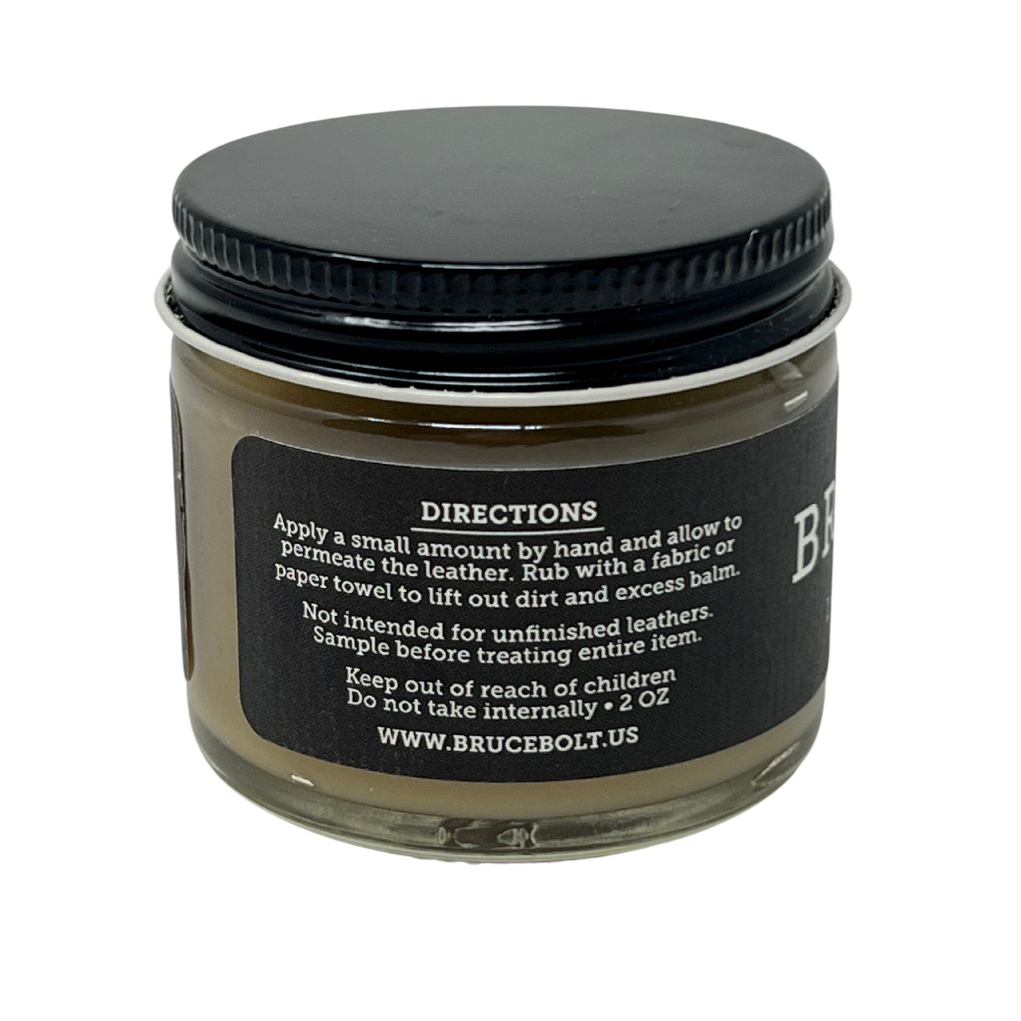 BRUCE BOLT Premium Leather Balm 2oz- thumb 2