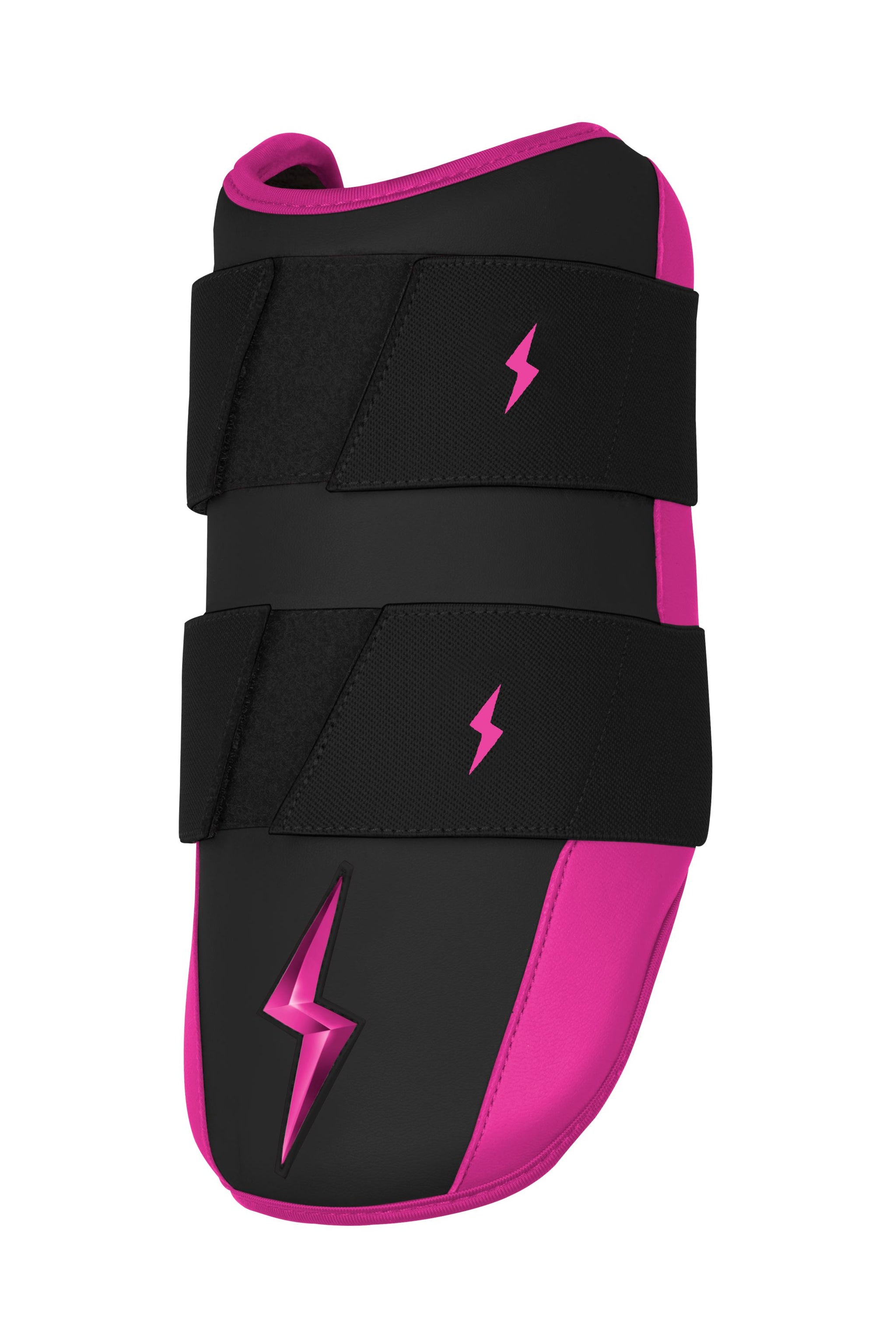 BRYONMAX LEGALLY L 軟式バット Black & Hot Pink Elbow Guard for Baseball | Long Elbow Guard