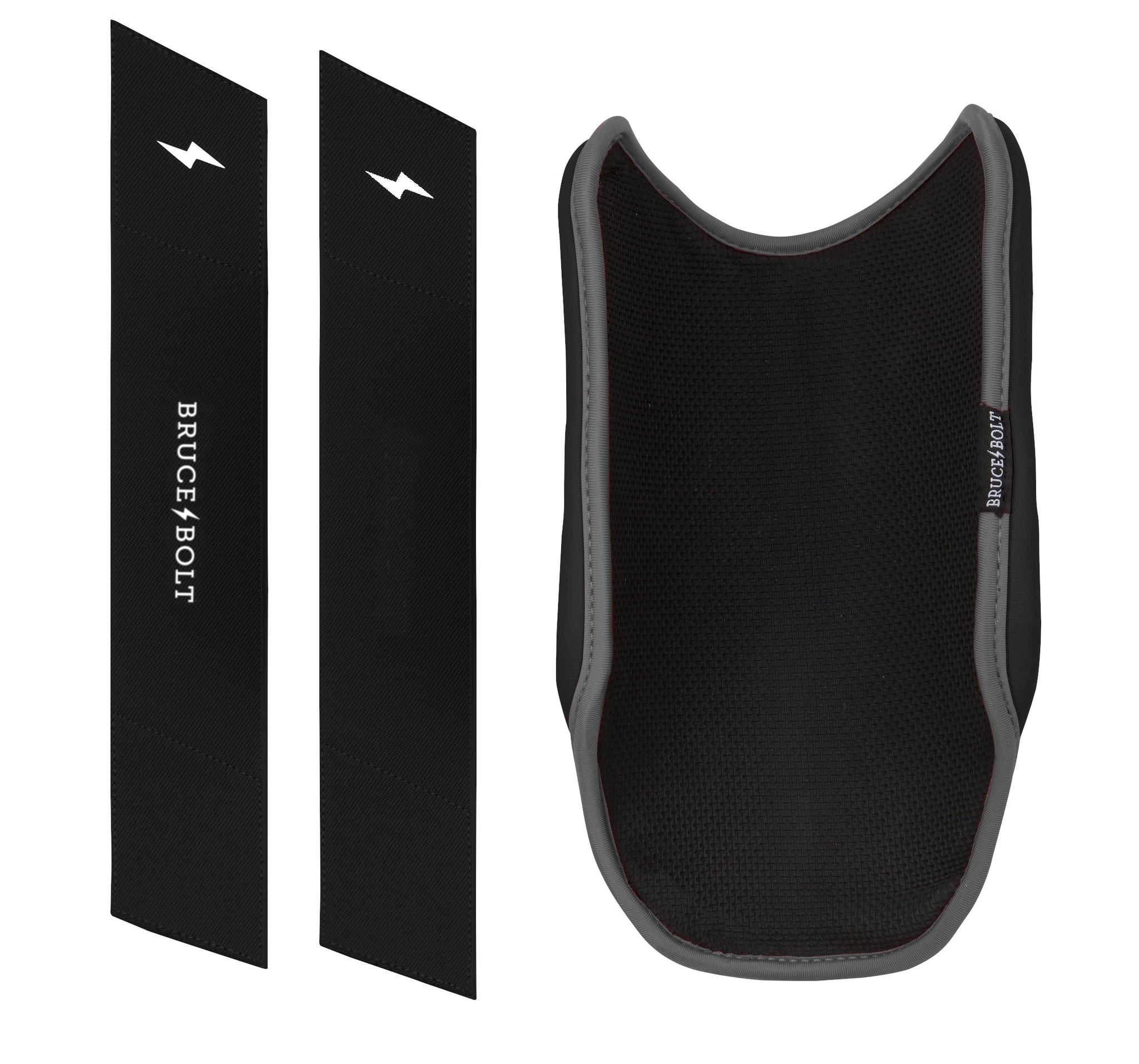 BRUCE BOLT PREMIUM PRO 9" Elbow Guard - CHROME BLACK- thumb 3