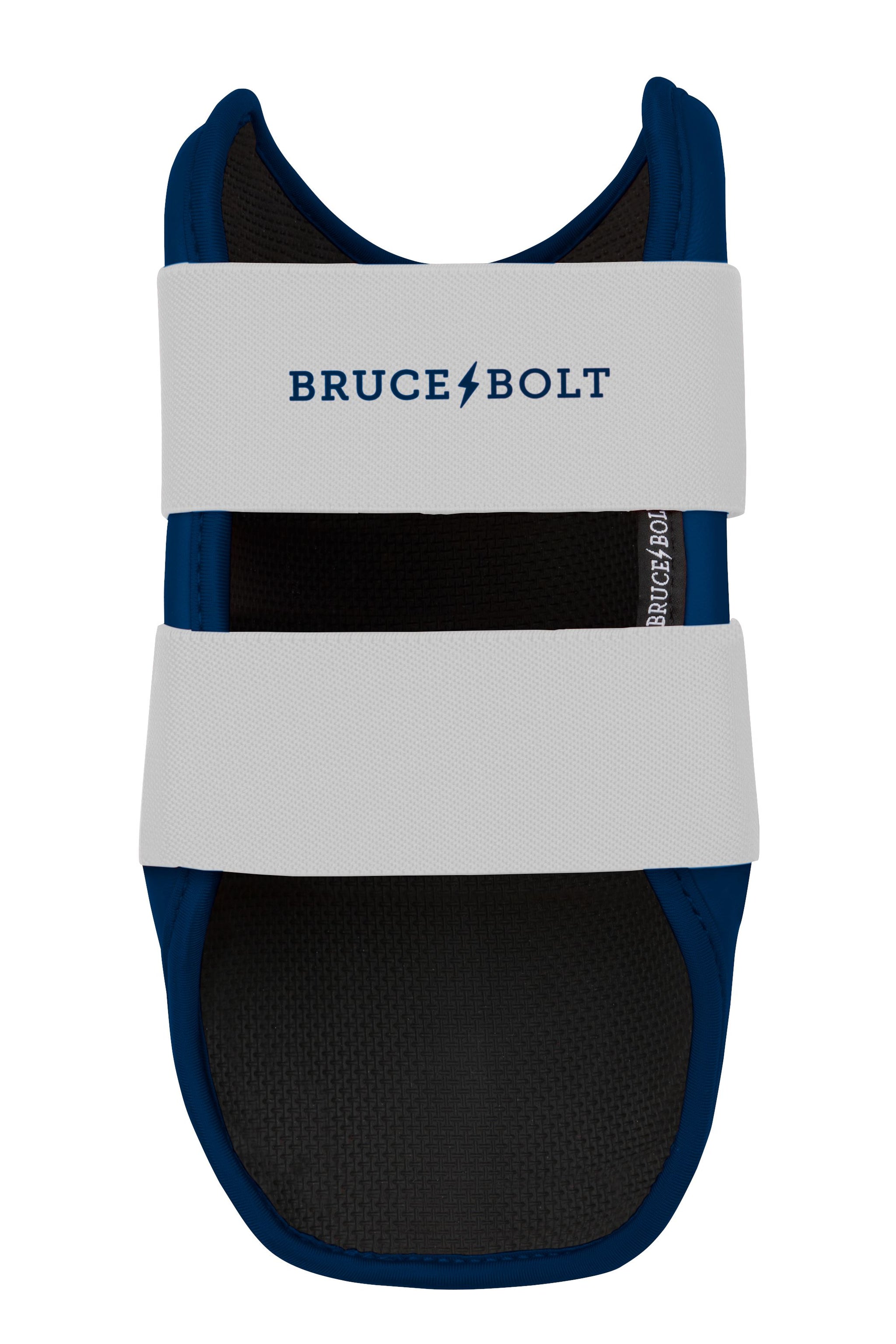 BRUCE BOLT PREMIUM PRO 9" Elbow Guard - CHROME NAVY- thumb 2