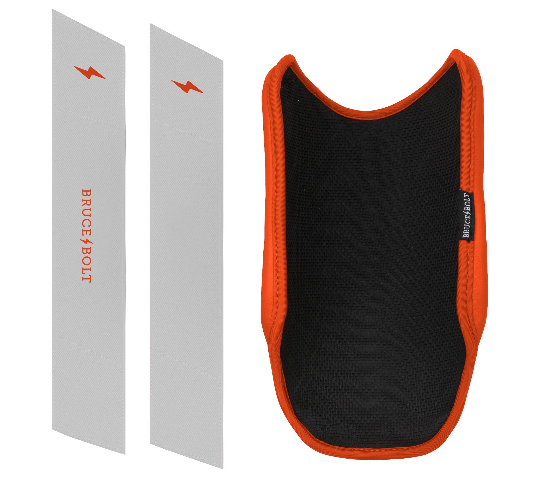 BRUCE BOLT PREMIUM PRO 9" Elbow Guard - CHROME ORANGE- thumb 3