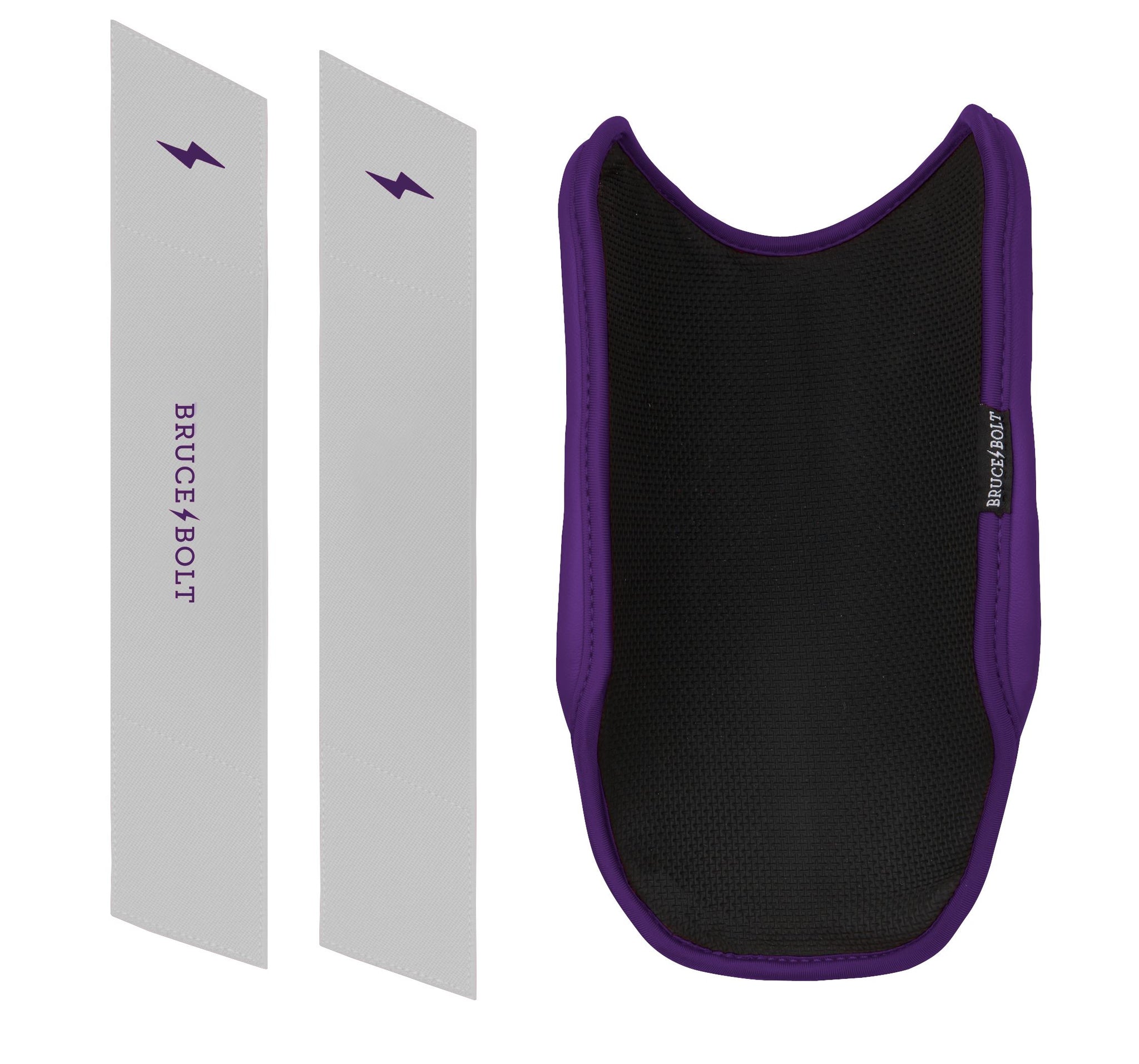 BRUCE BOLT PREMIUM PRO 9" Elbow Guard - CHROME PURPLE- thumb 3