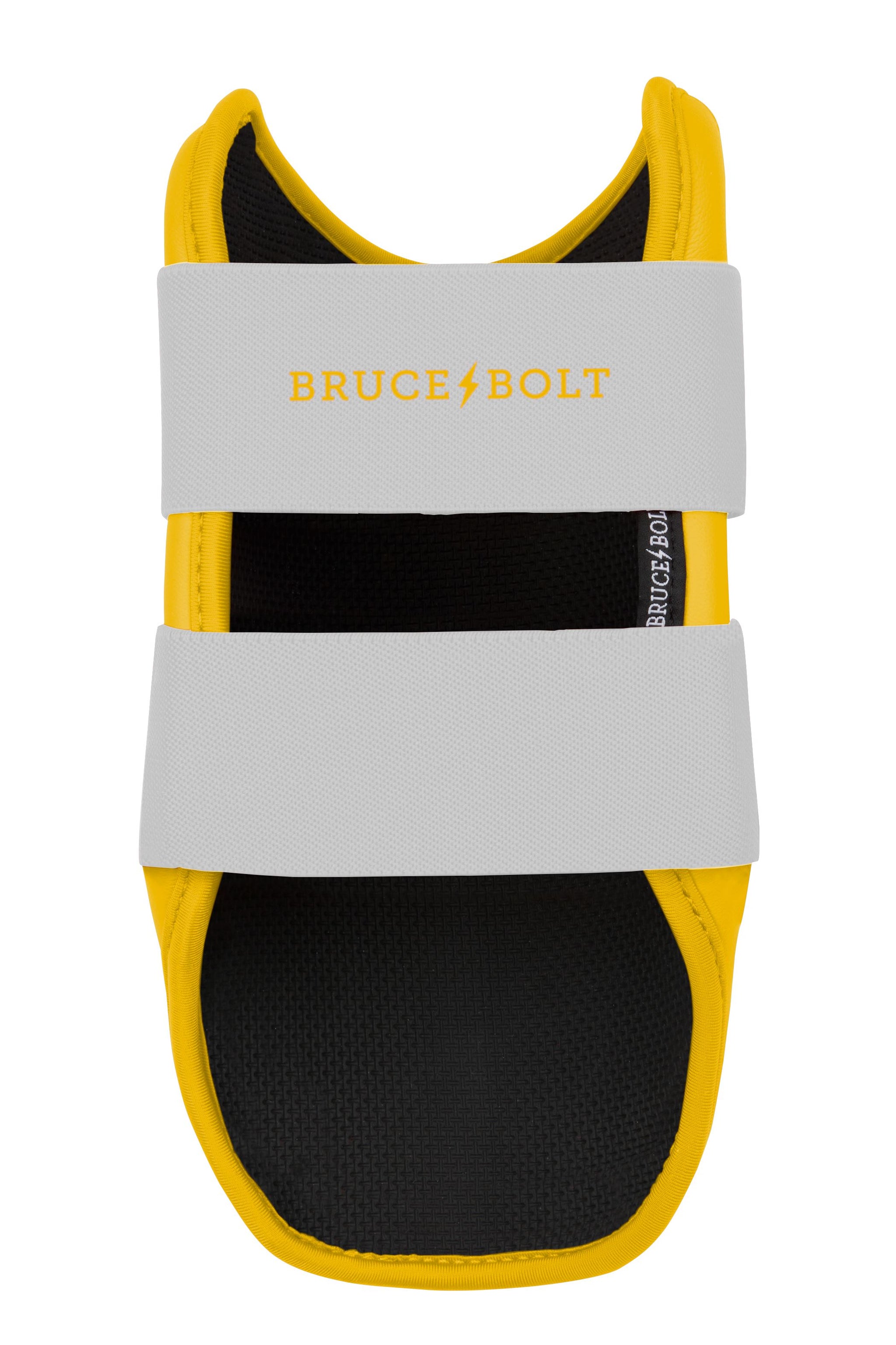 BRUCE BOLT PREMIUM PRO 9" Elbow Guard - CHROME YELLOW- quickbuy