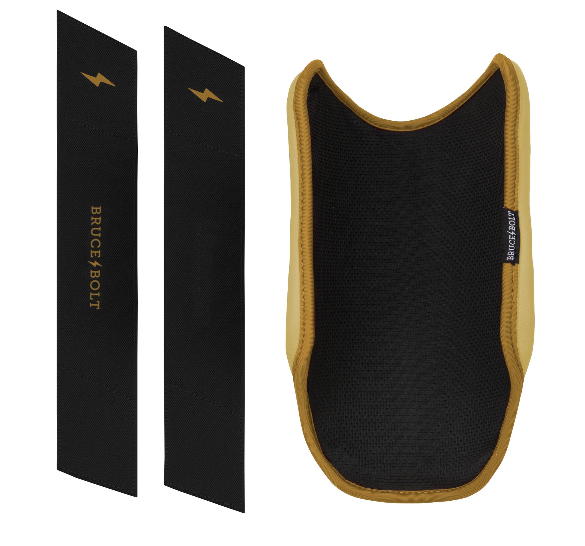 BRUCE BOLT PREMIUM PRO 9" Elbow Guard - GOLD BLACK- thumb 3