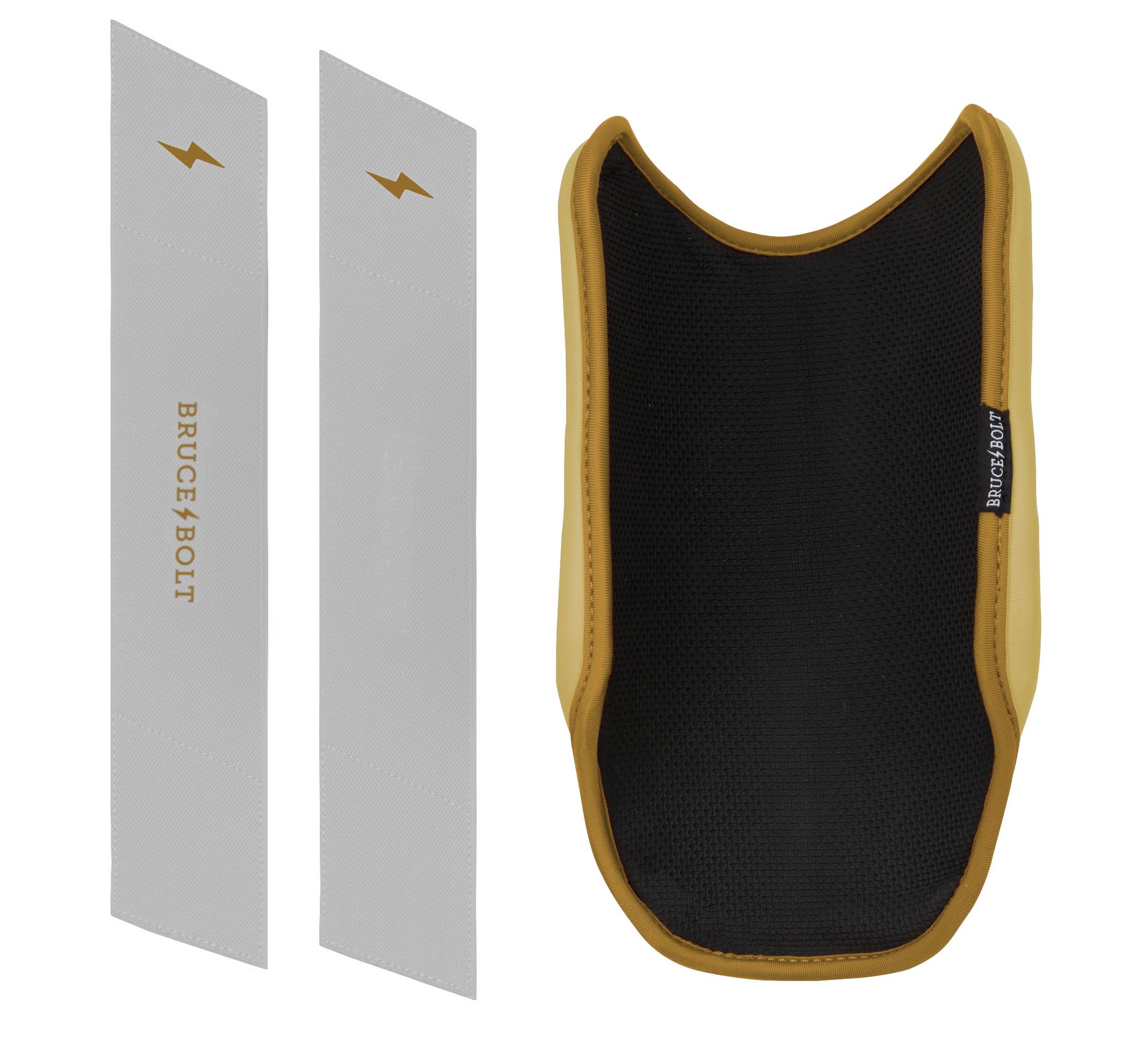 BRUCE BOLT PREMIUM PRO 9" Elbow Guard - GOLD WHITE- thumb 3
