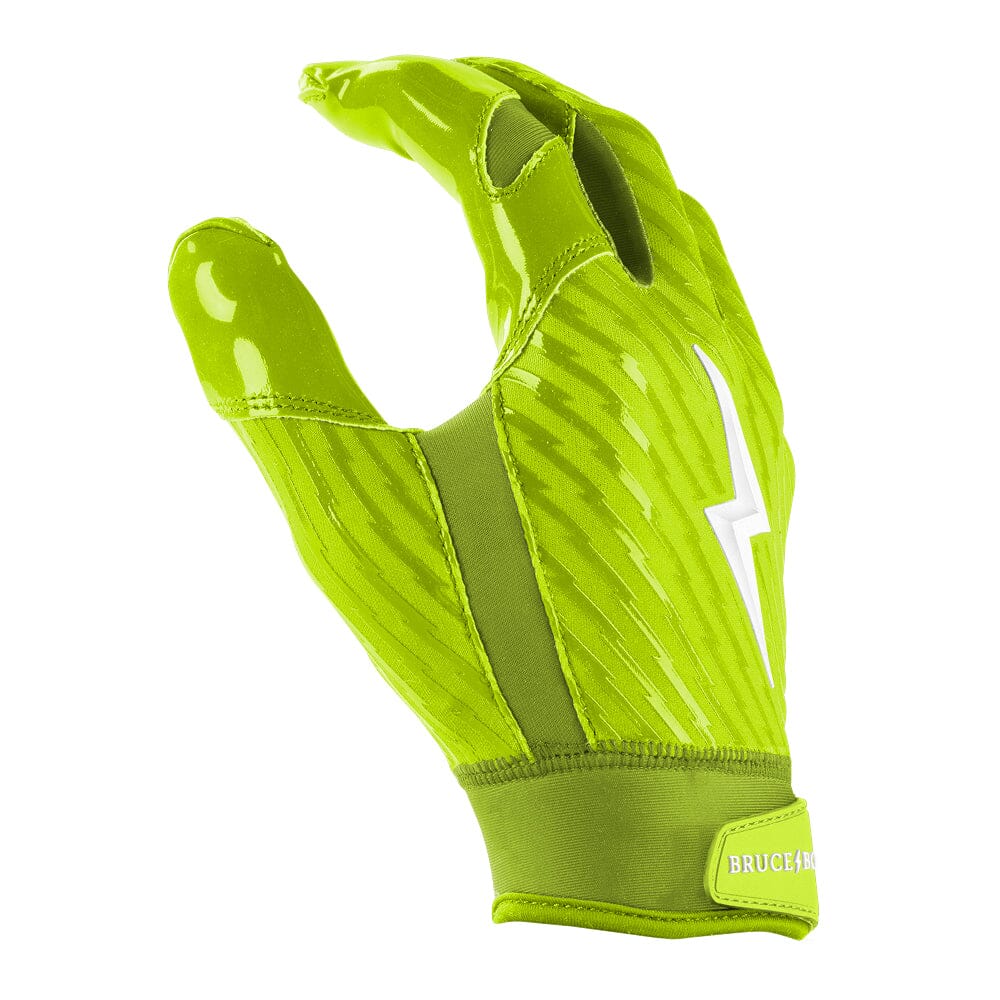 Neon Series Football Skill Gloves - Neon Green - 3