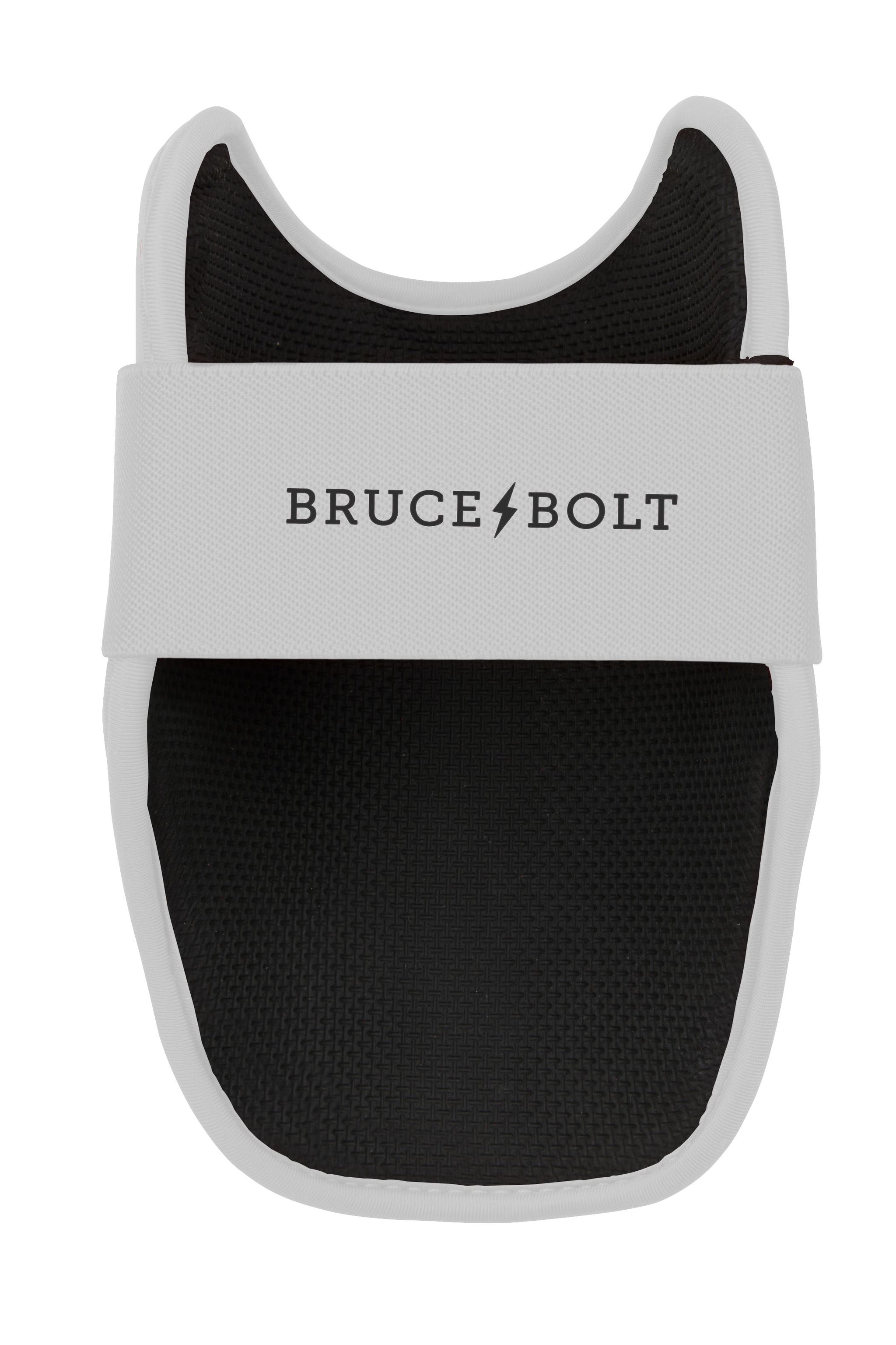 BRUCE BOLT Chrome Series Elbow Guard - WHITE- thumb 2