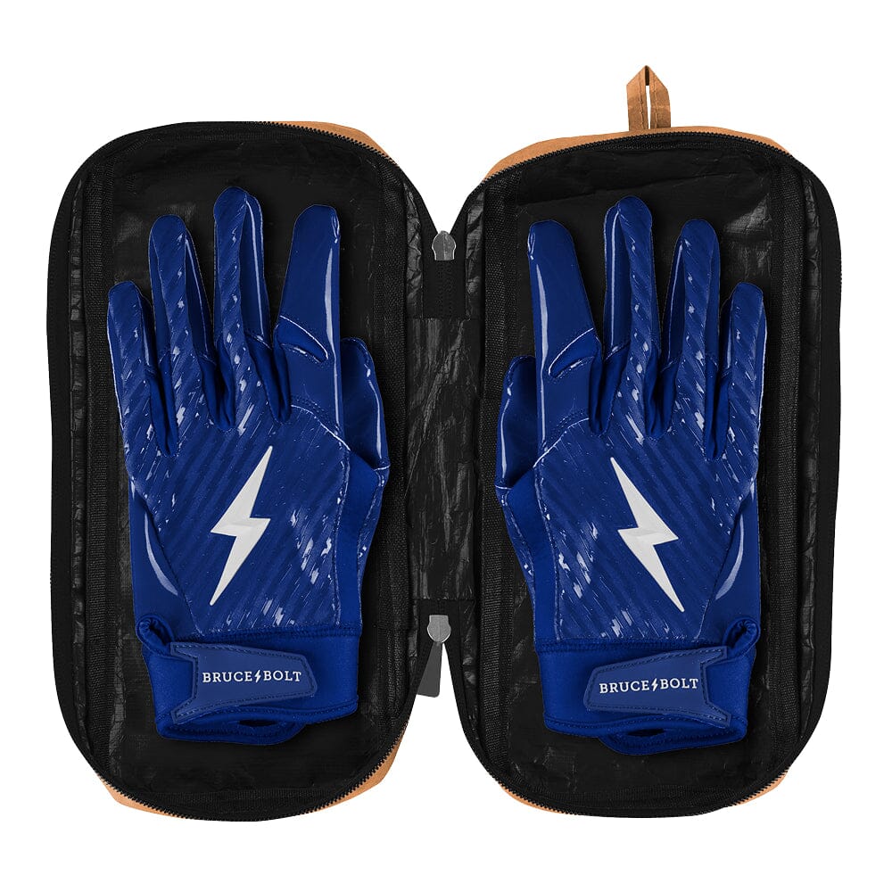 Royal Blue Football Receiver Gloves | BRUCE BOLT